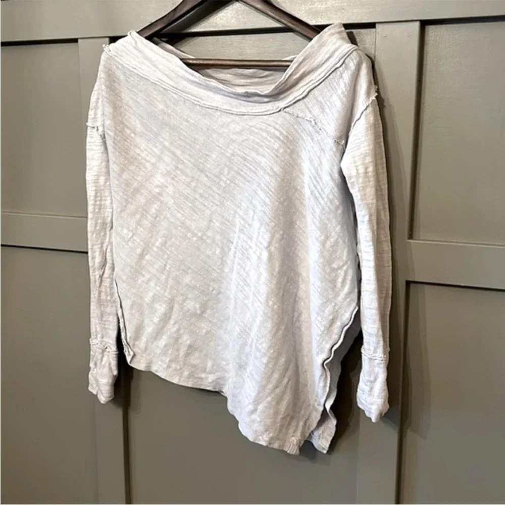 Free People To the Right Off the Shoulder Knit Top​ - Picture 7 of 15